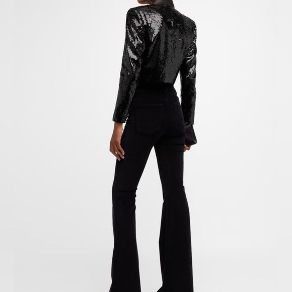 Veronica Beard Delony Cropped Jacket in Black - Picture 3 of 10